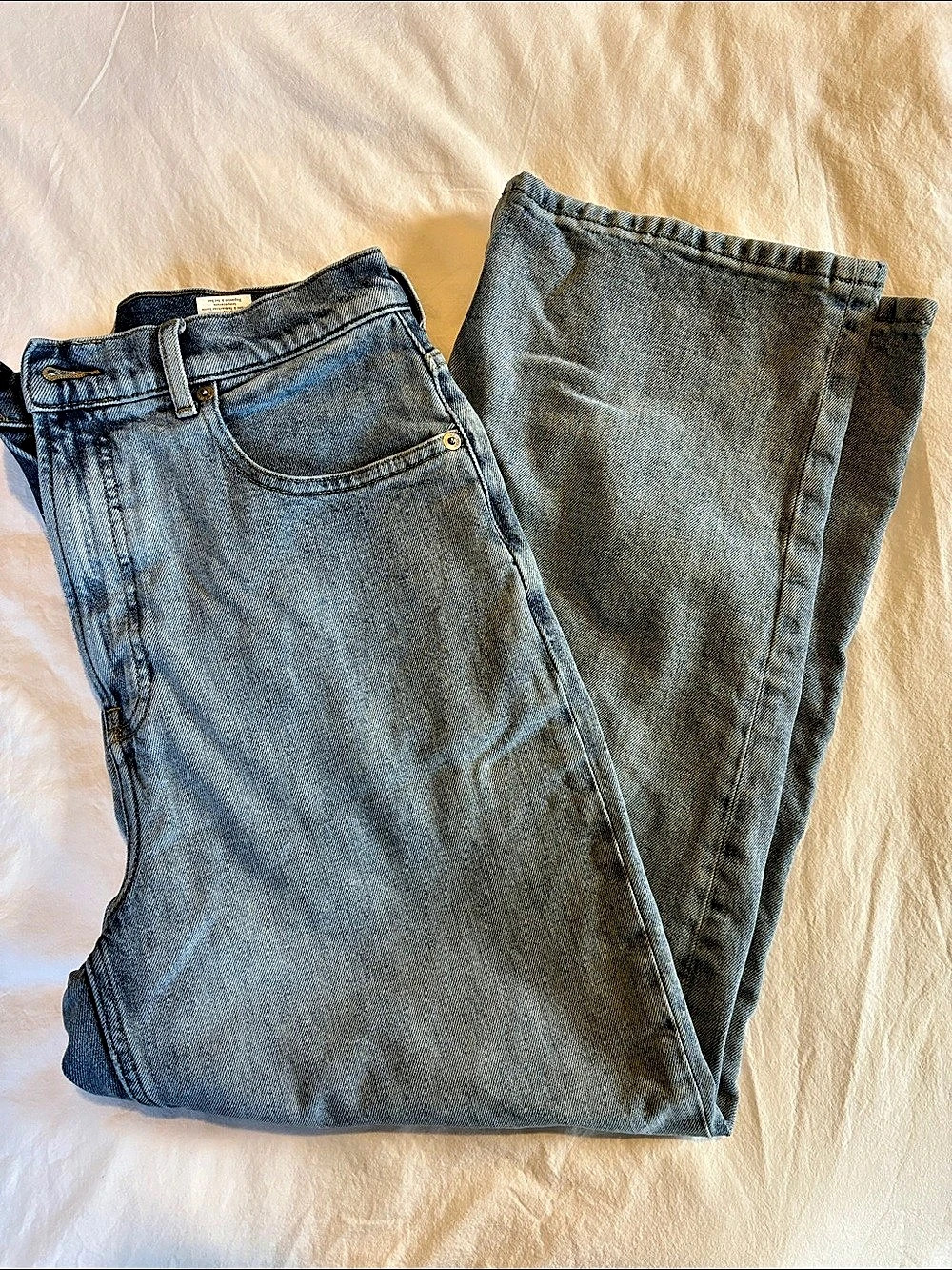 Everlane The Way-High Jean Straight Leg Jeans in Blue Waist 32